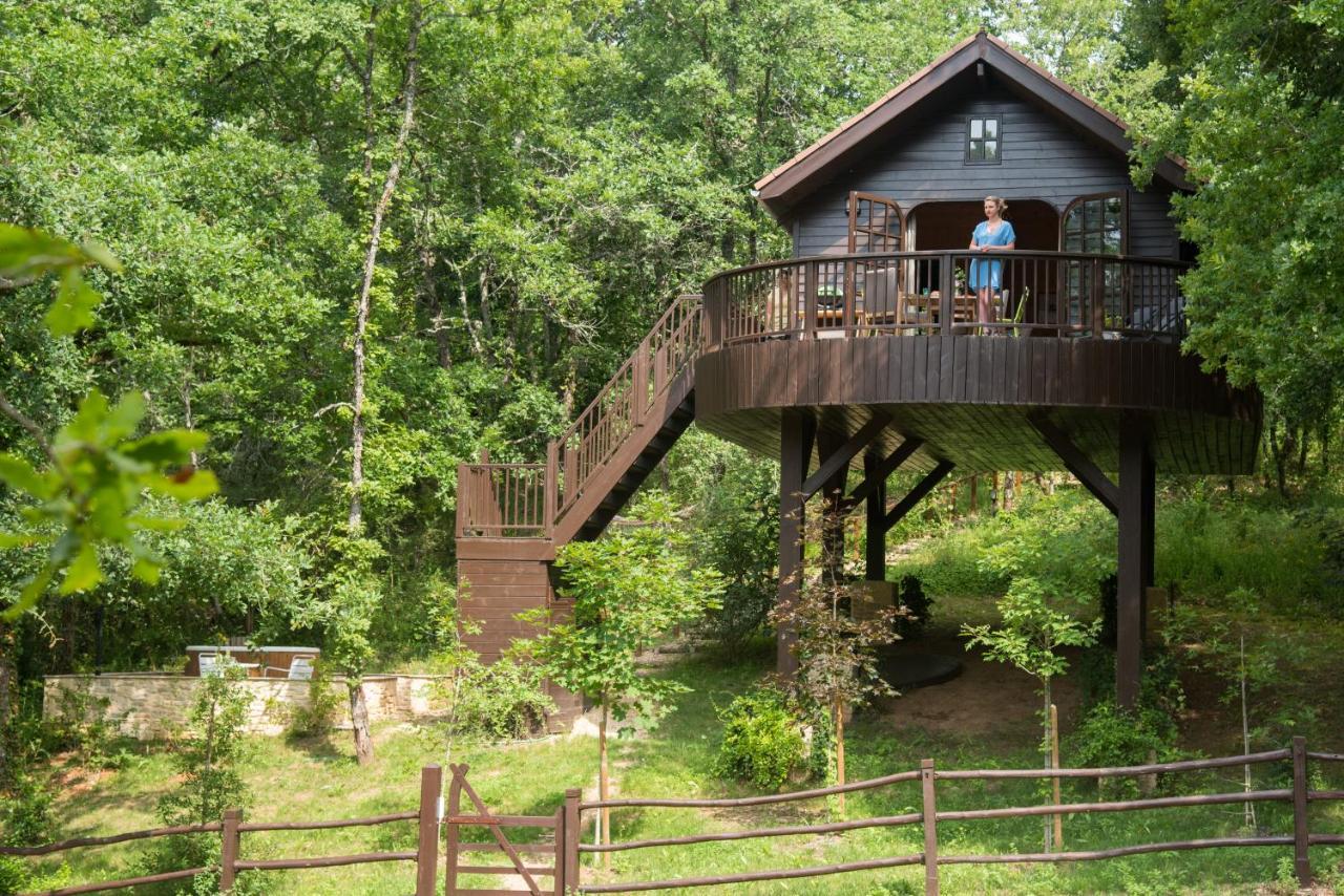 Cabane De La Mesange Auriac-du-Périgord Exteriör bild